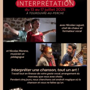 Flyer stage d'été à Tourouvre